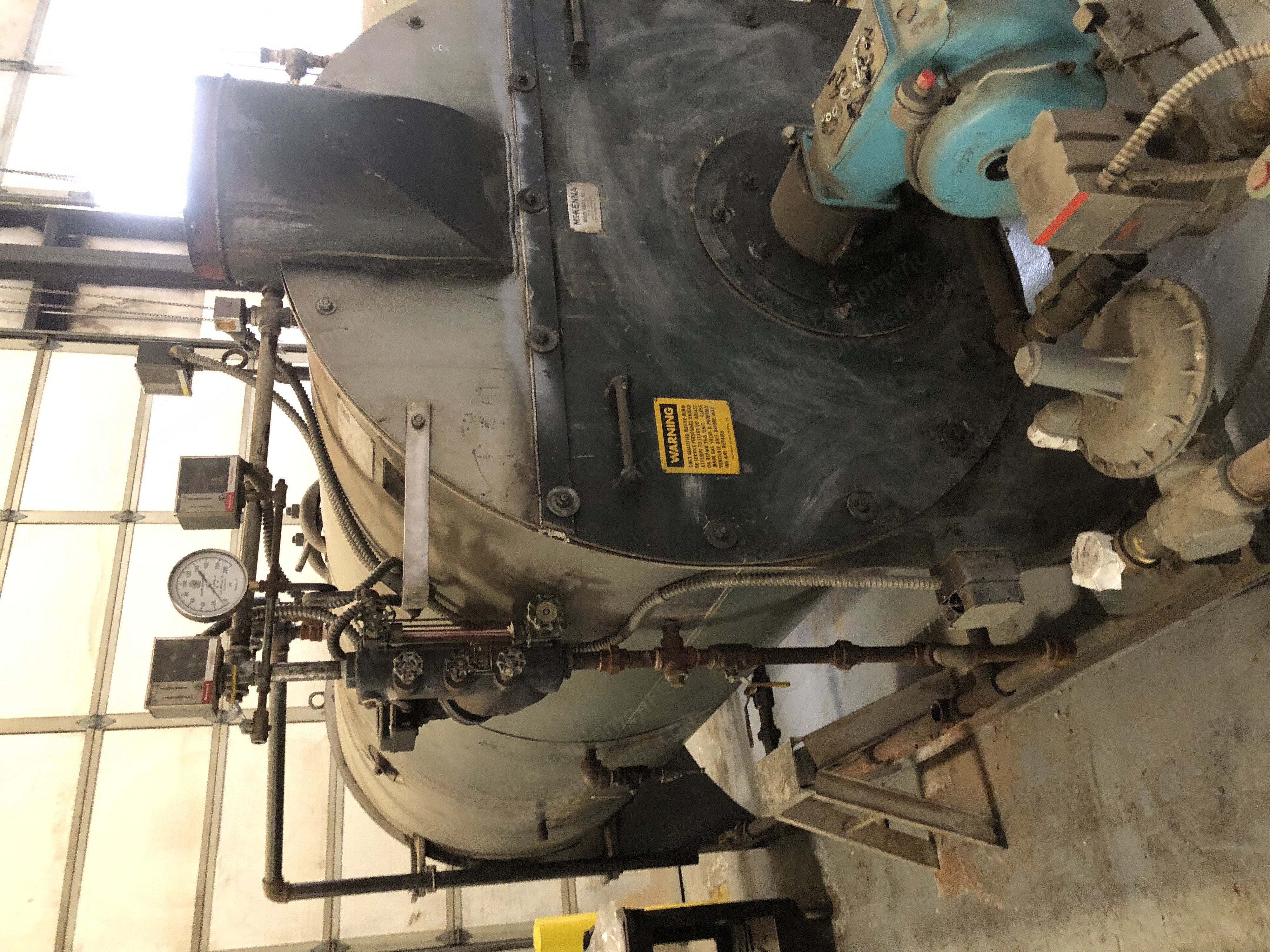 McKenna, 65HP, 1994, 125 PSI, 2,600,000 BTU, 2275 lbs/hr Steam Capacity