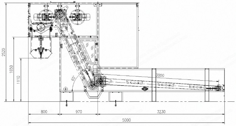 NovaStar, FP181, Bale Opener, 1600mm Width, 300 kg/hr Capacity