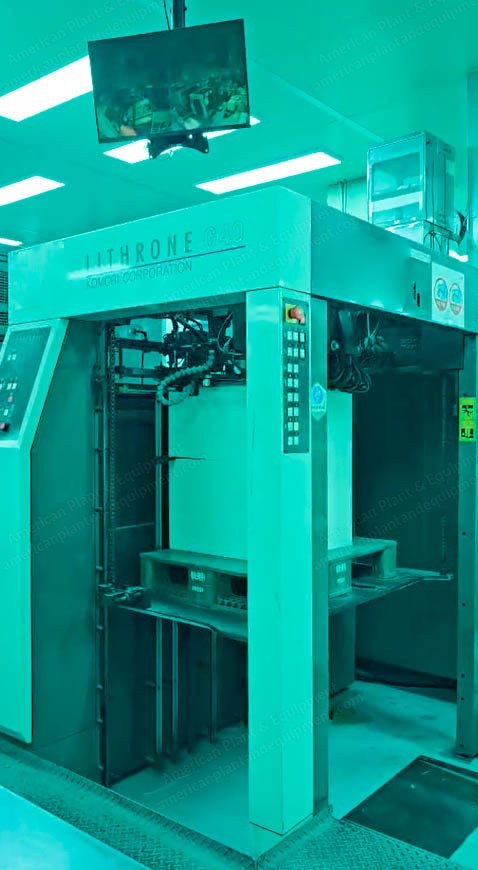 Komori, GL640 Hybrid, 2014, 6 Colors, H-UV Curing, Cardboard & Plastic Printing Options
