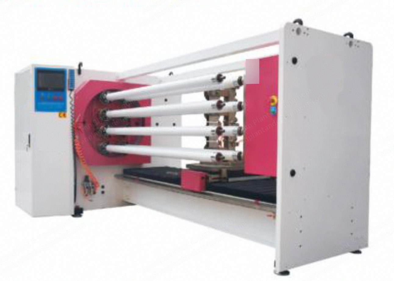 NovaStar, GS125, Eight Shaft Auto Roll Cutter, 1600mm Machine Width, 150mm Max Cutting O.D.