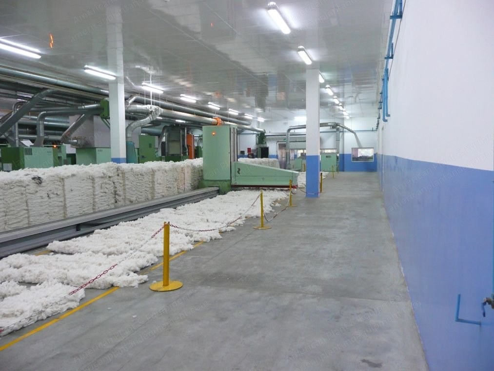 Rieter, Zinser, Schlafhorst, Combed Cotton Ring Spinning Plant, 18000 Spindles, 14 Tons/Day Capacity