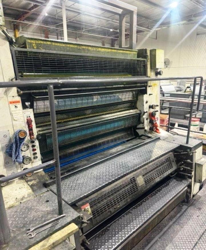 Roland, 806-7B+L, 1993, 6 Color Offset Press with Coater, 1200x1600mm