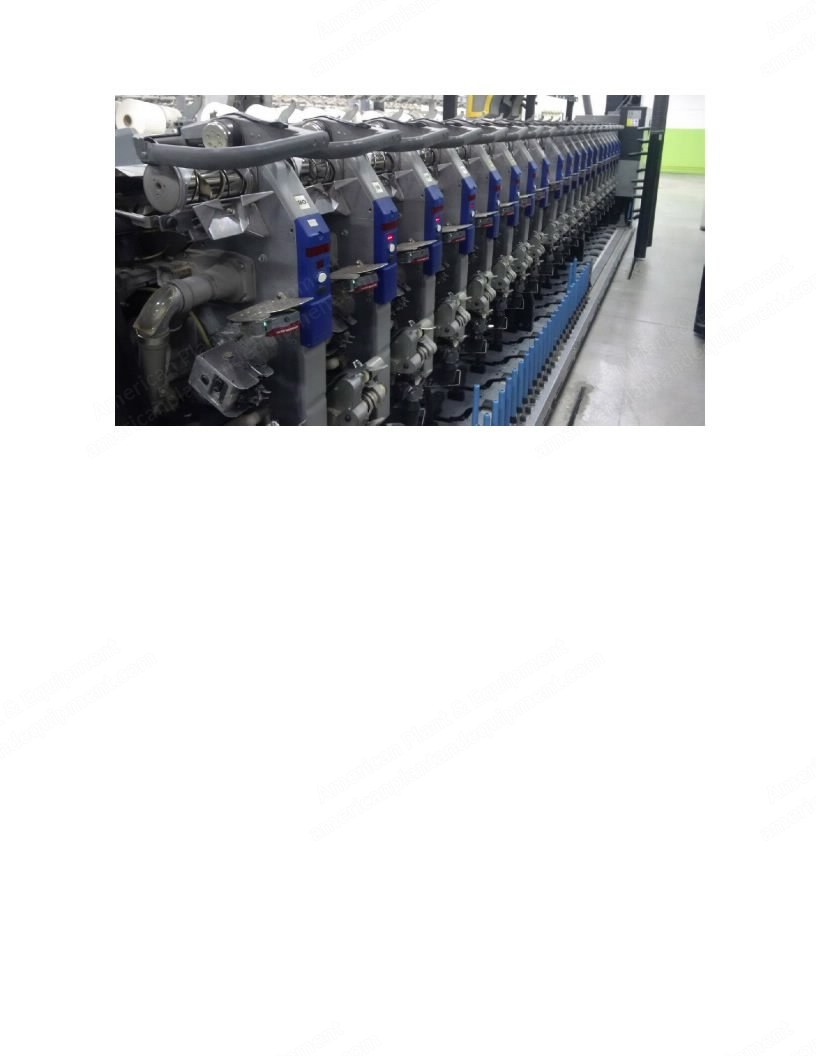 Rieter, G33, 2001, 1008 Spindles, 42mm Ring Diameter, 37kW Main Motor