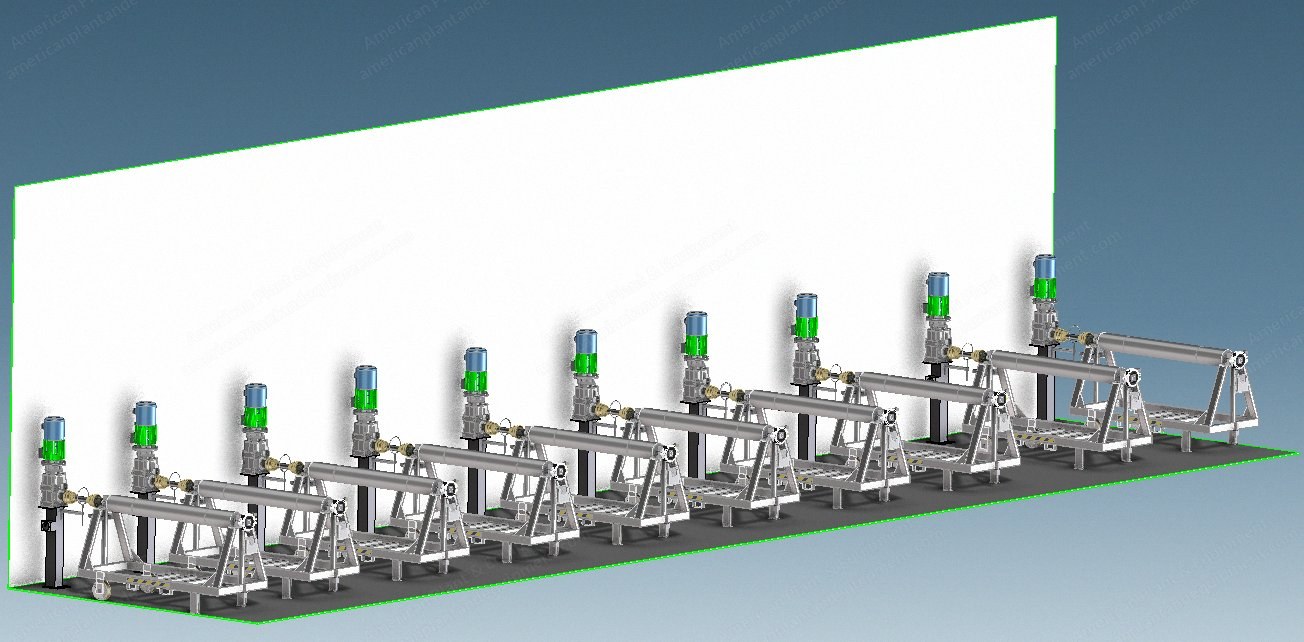 Trama, Rotating Section for A-Frames, 6 Positions, Hydraulic or Electric Drive