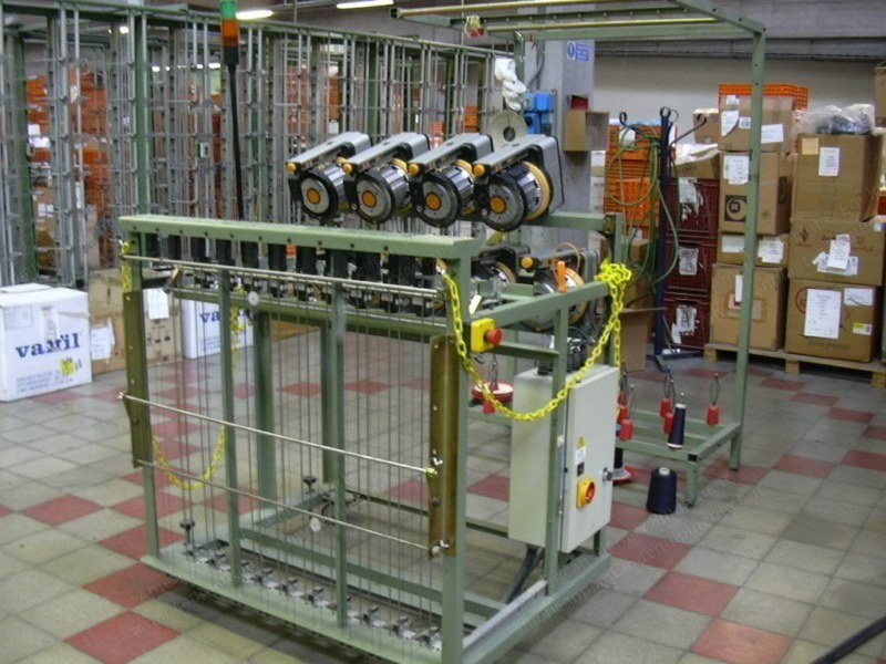 Suzuki, NAS-130, 1995, Sample Warper, 2250mm Working Width, 10 Colors Standard Creel, 8 Colors Rotational Creel