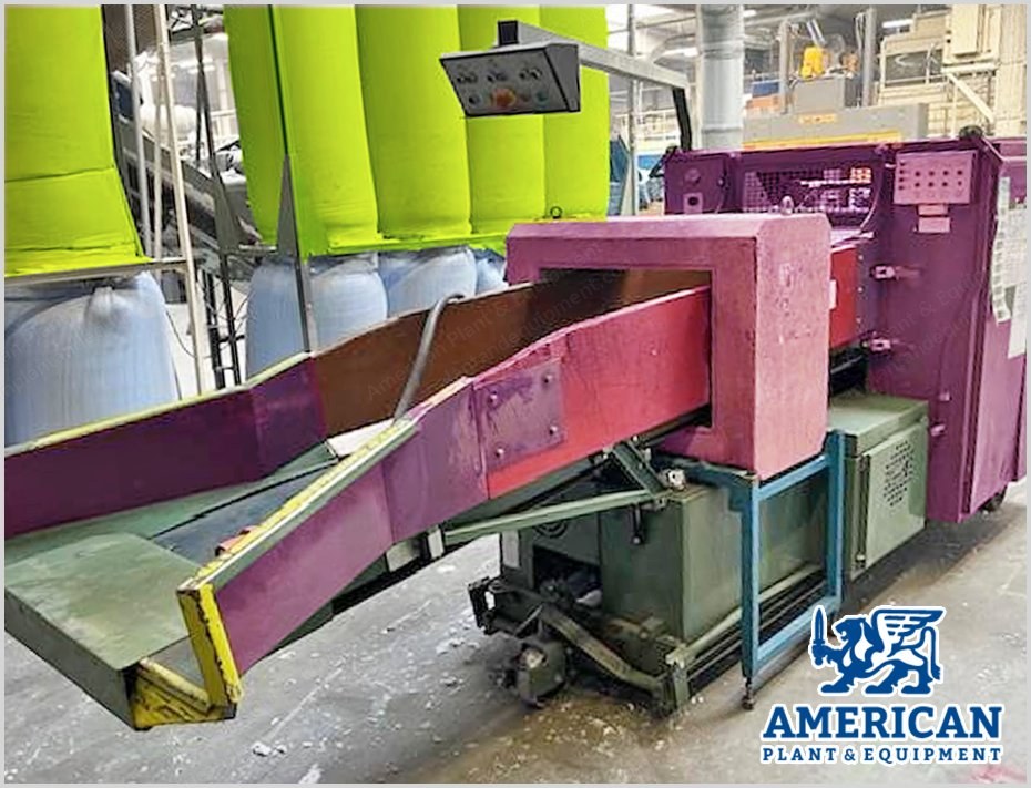 Pierret, CT60-20, 2004, Cutting Machine, with Metal Detector