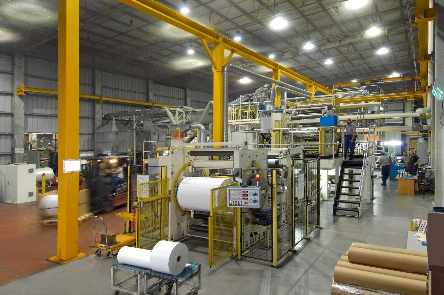 Extrusion Laminating Coating Line, 2012, 1200mm Net Width, 400 m/min, 3 Extruders, 5 Layers