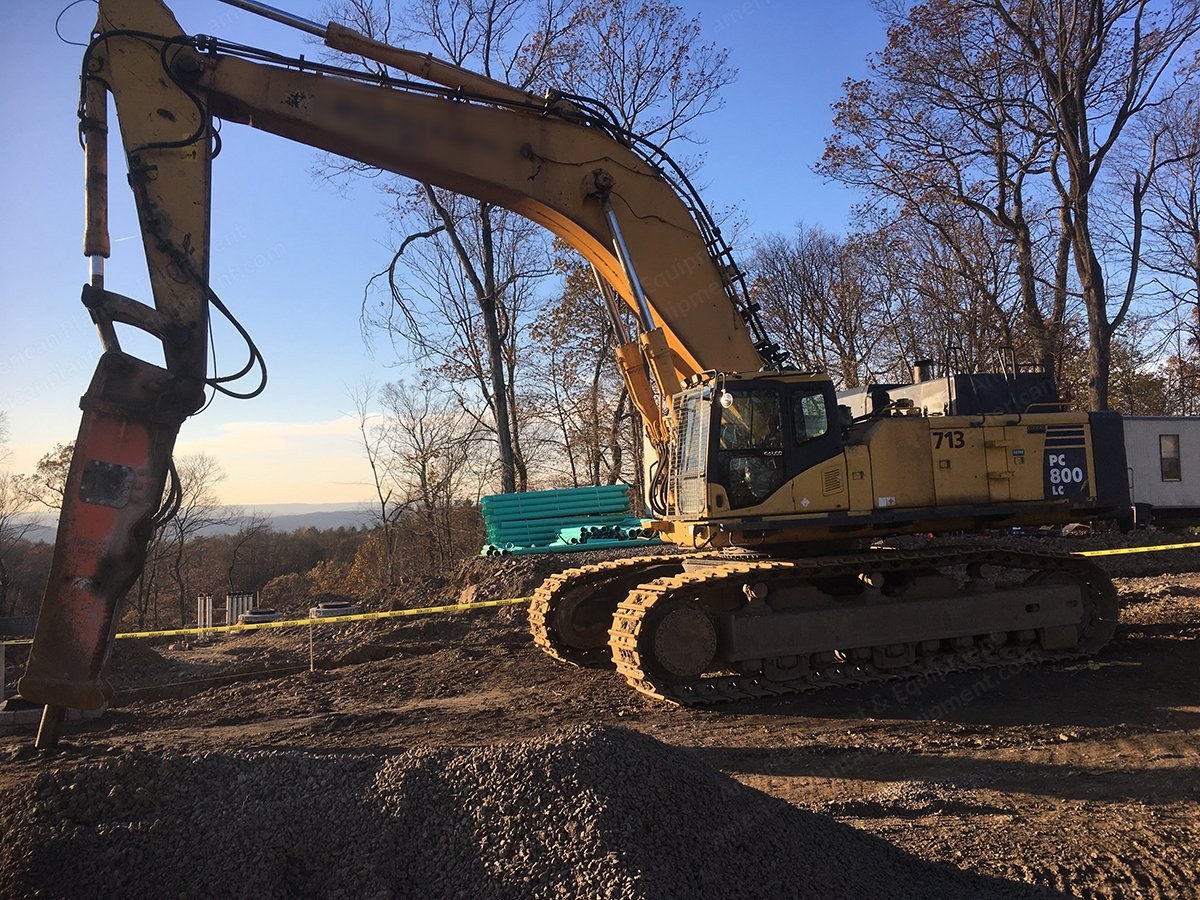 Komatsu, PC800 LC-8, 2006, 26ft 11in Boom, 15ft 1in Stick, Heavy Duty Rock Bucket