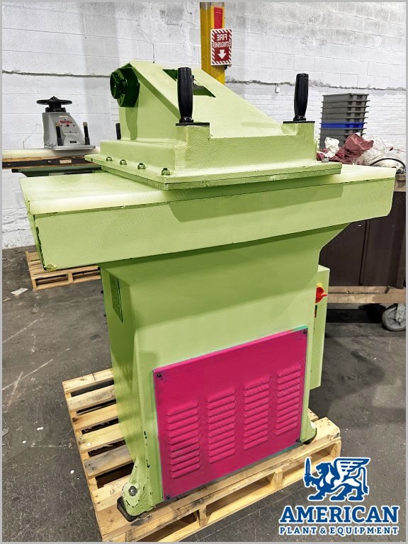 USM, HY27, 20 Ton Hydraulic Die Cutter, 20x40in Table, 20x20in Cutting Head