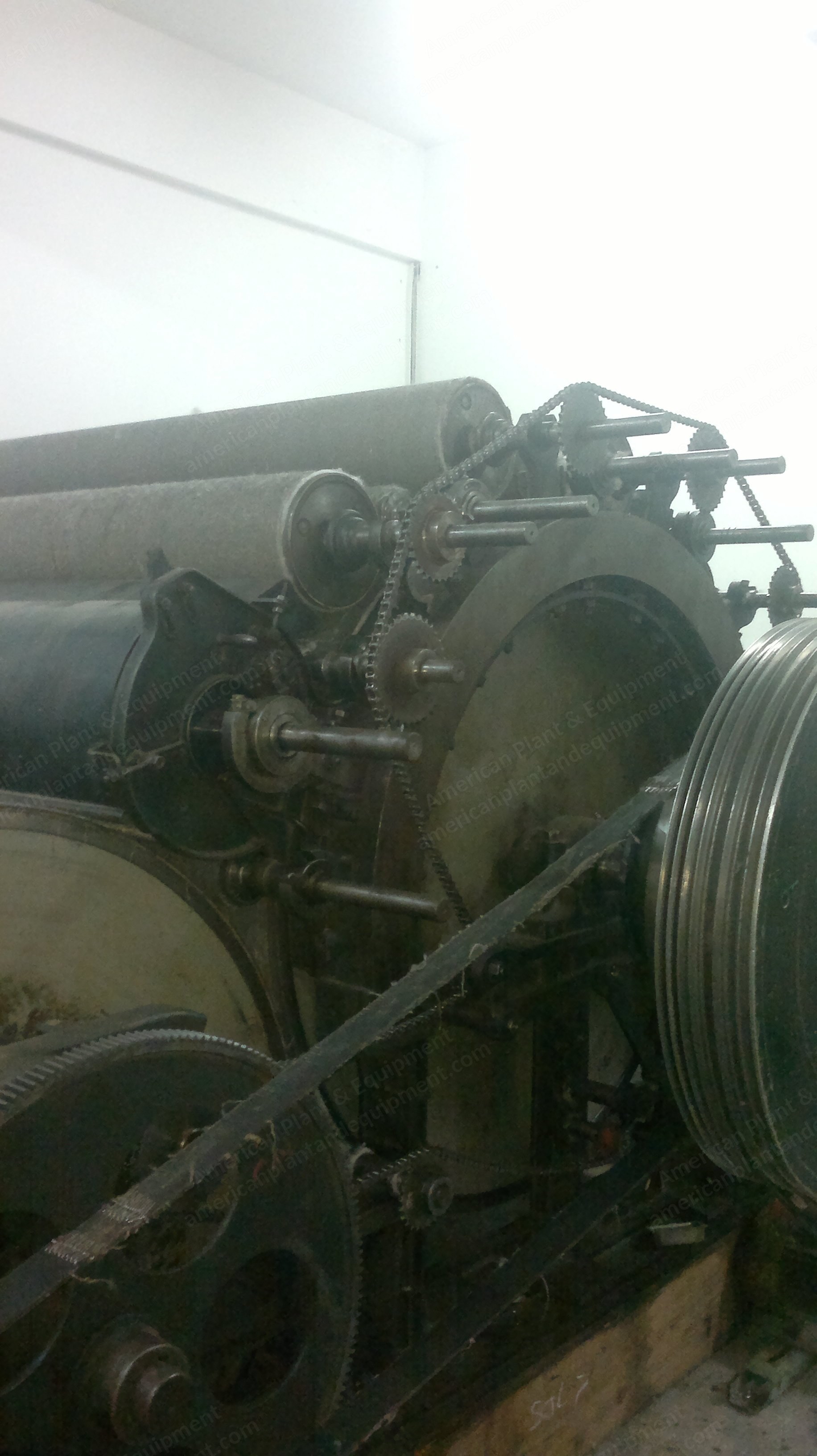 Hergeth Semi Worsted Card, 1400mm Main Cylinder, 1280mm Doffer, 7.5 kW