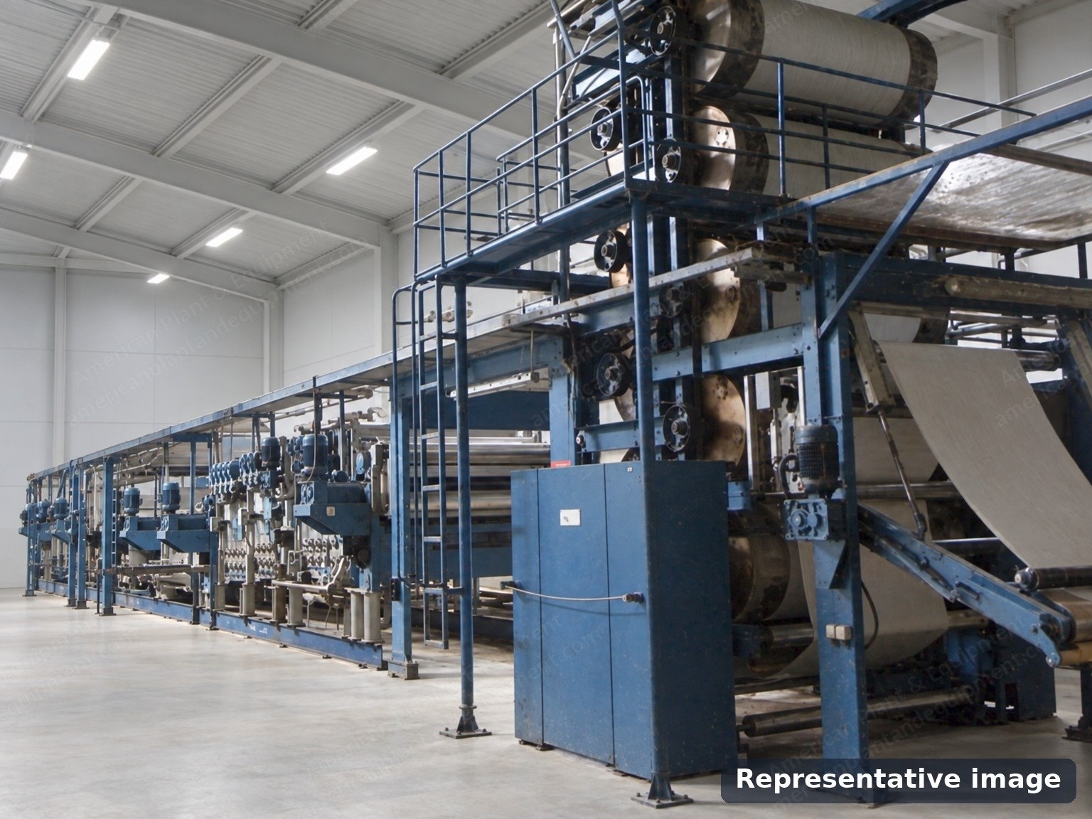 Osthoff PK97 and Benninger Dimensa, 1999/2000, Combined Singeing and Mercerizing Line, 1800mm Working Width, 5 Mercerizing Tanks