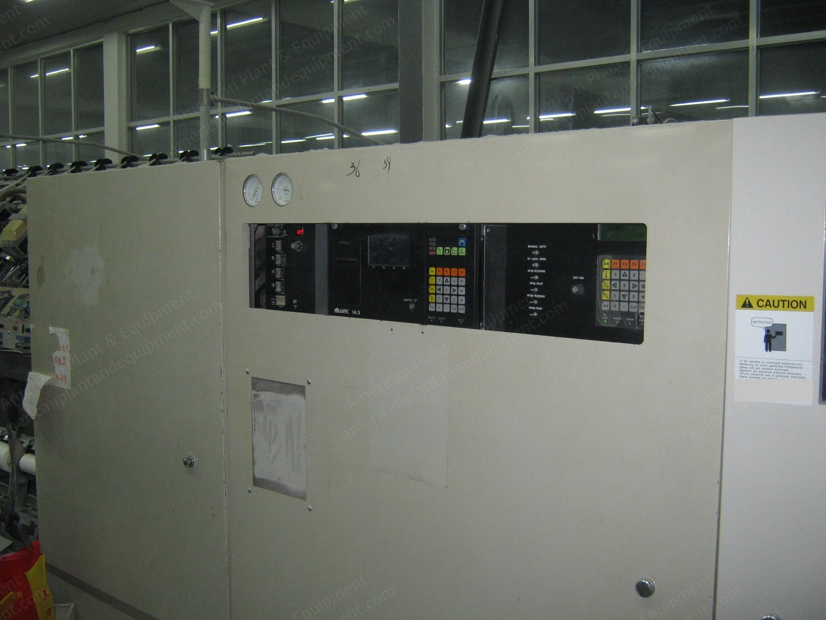 Murata, 851, Vortex Spinning Machine, 380m/min, 858 RPM