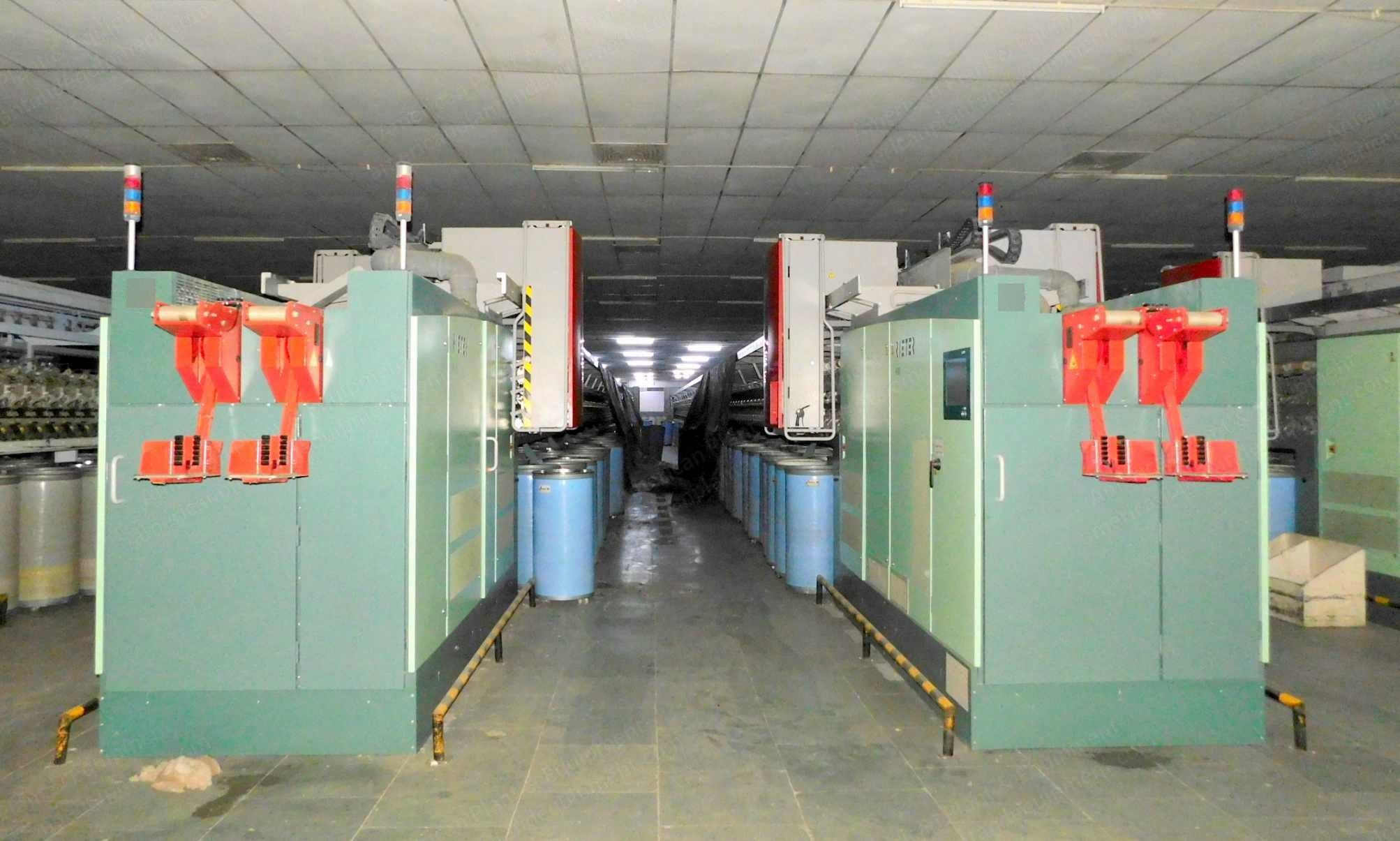 Rieter, R60, 2012-2015, 400 Rotors, 33mm Rotor Diameter, 4 Piecer Carriages