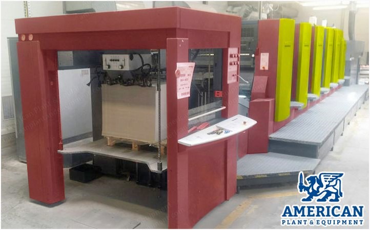Heidelberg, CD102-5+LX2, 2004, 720x1020mm, 5 Colors, Coater, CP2000