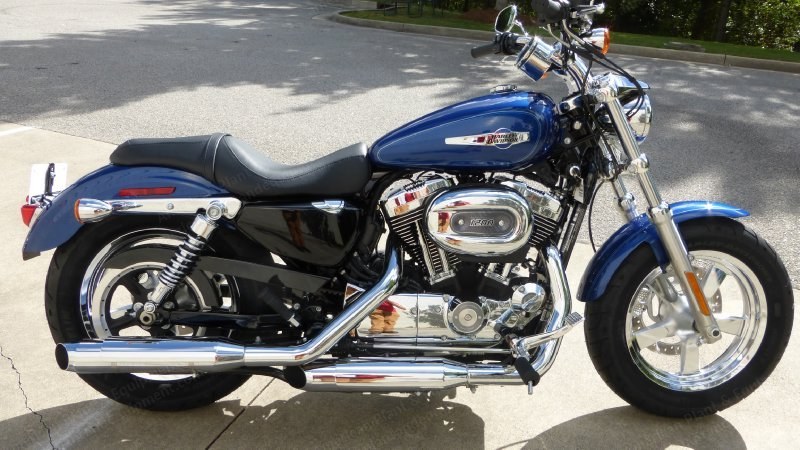 Harley-Davidson, 1200 Custom Sportster, 2015, 1202cc, 5 Miles, Superior Blue
