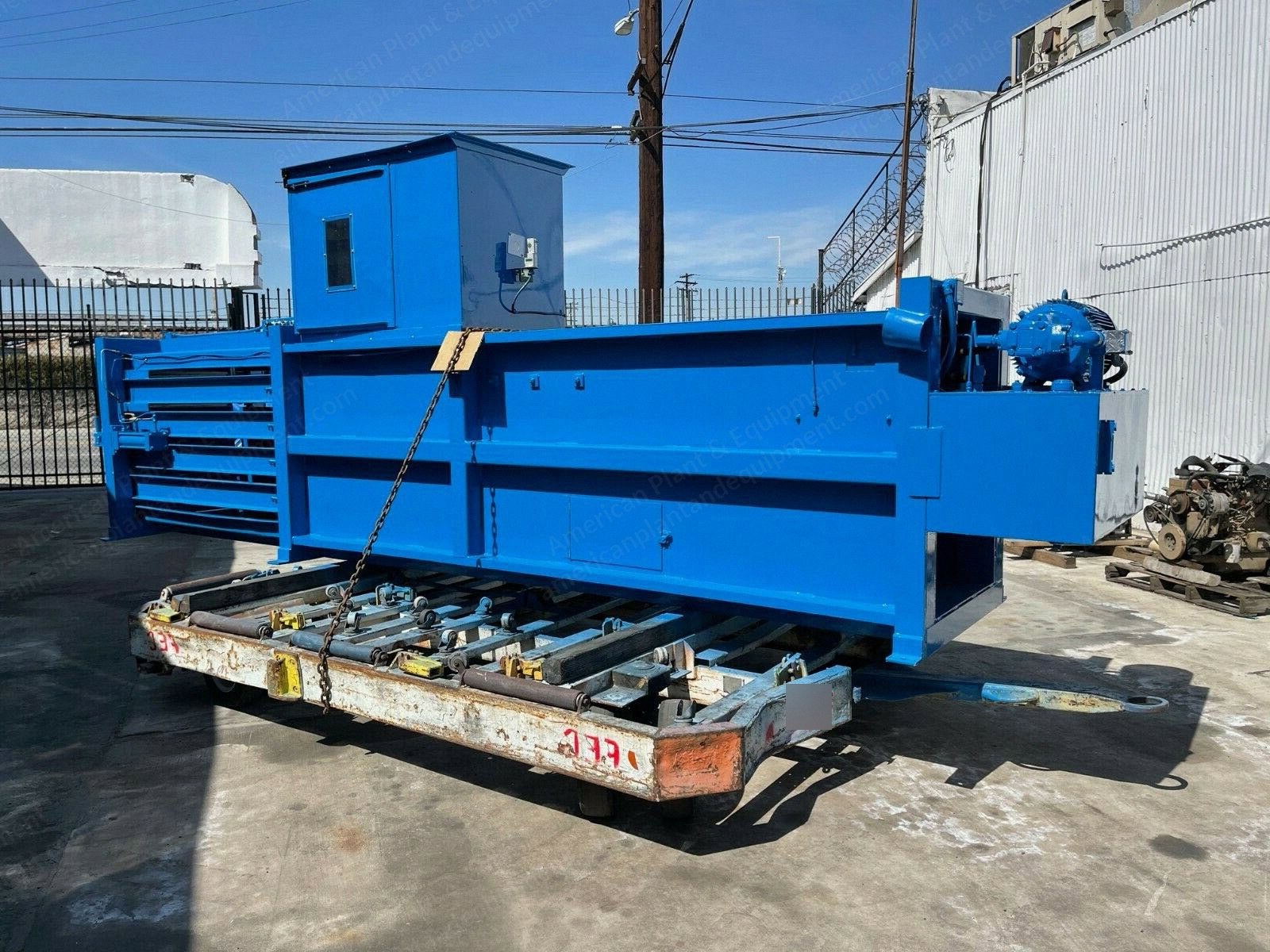 Maren, Model 122, 20 HP Horizontal Baler, 72" x 30" Feed Opening, 7" Bore Cylinder