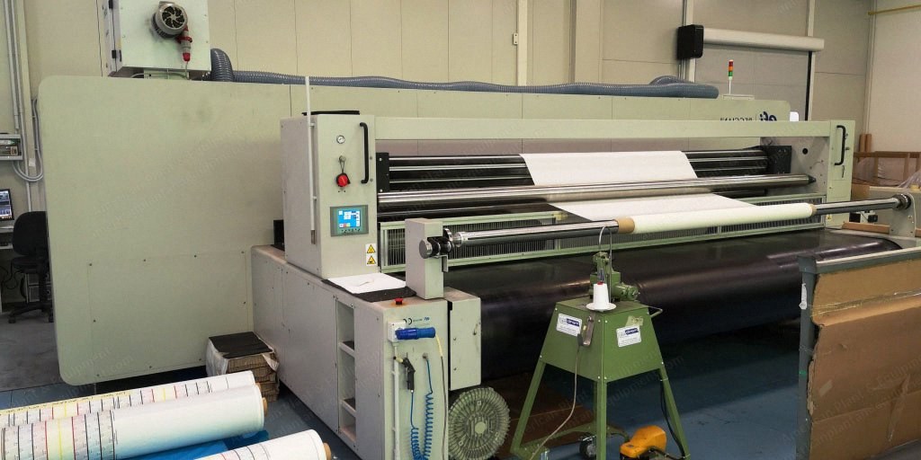 EFI Reggiani, Renoir-340, 2016, 3400mm Working Width, 16 Heads, 8 Colors