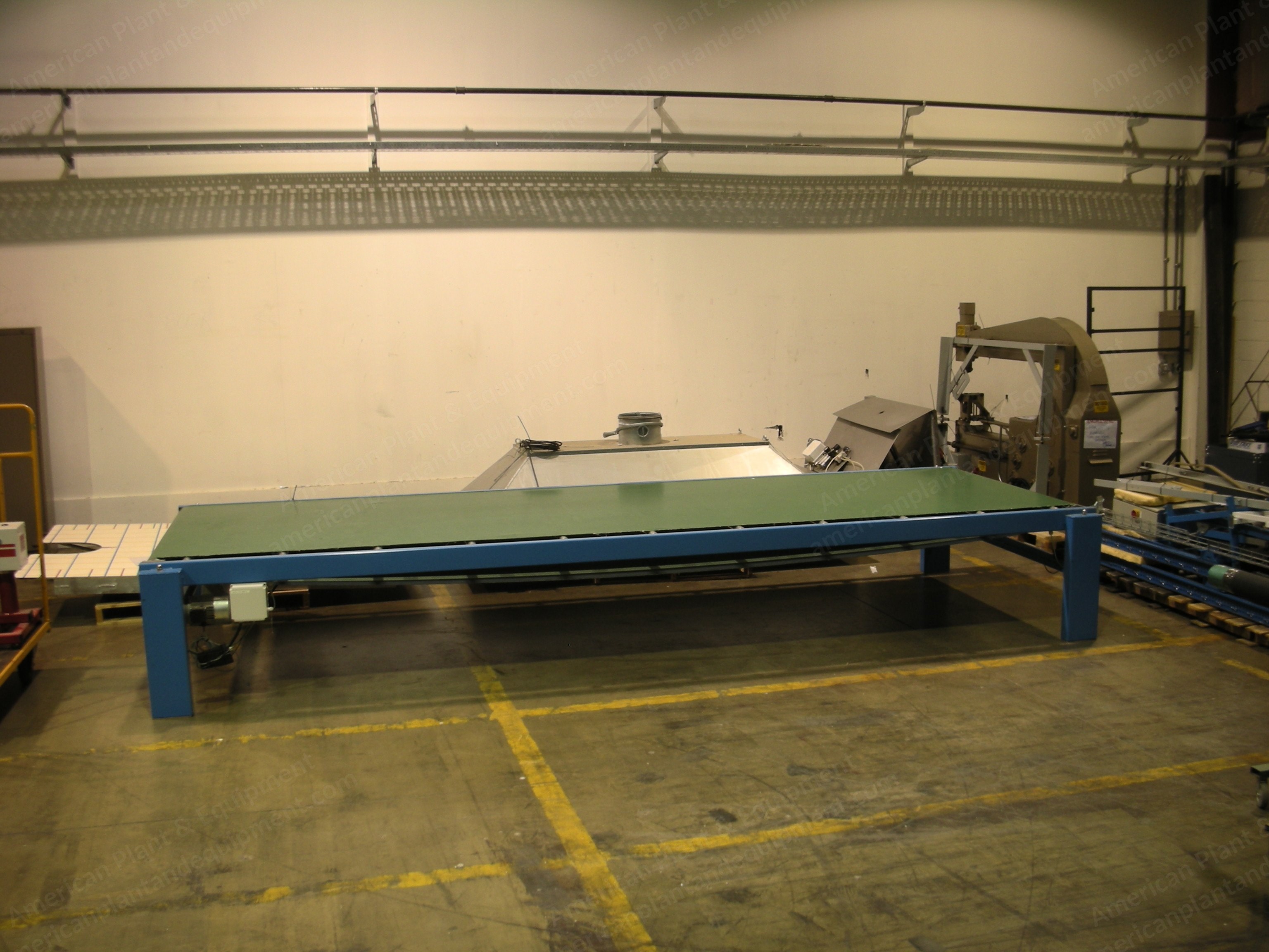 Mattress and Futon Tufting Plant, with Tufting Table, Conveyor, Flipper, and Packing Line