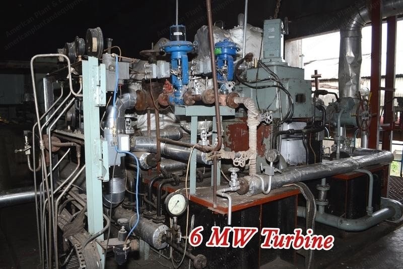 Belliss, HEN-22, 2000, 6 MW, Extraction Condensing Steam Turbine Generator, 11 kV