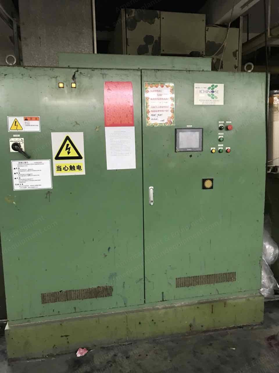 Ichinose Flat Bed Printing Machine, 2007, 12 Colors, 2000mm Working Width, Buser Steam Dryer