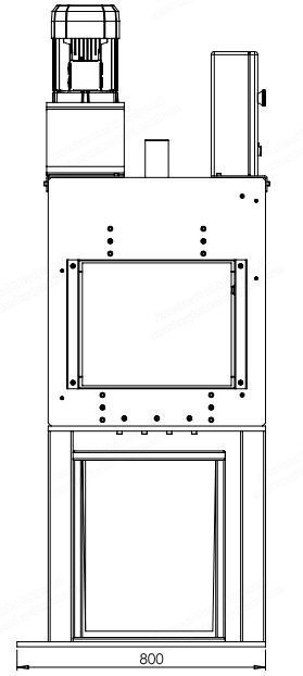 Hydraulic Punching Press for Pillows, 600x300mm Punching Area, 360 Pillows/Hour, 3 kW