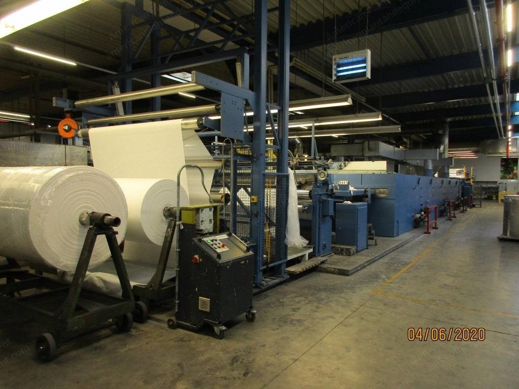 Bruckner Stenter Frames Coating Line, 1200 to 2350mm Working Width, 1991, 6 Compartments