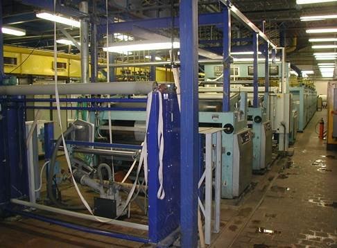 Elitex, Stenter Frame, 1990, 1800mm, 6 Chambers, Gas Heated