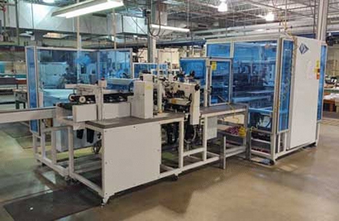 Automatex, FN-7725-OPB, Automated Napkin Sewing System, Roll to Finish, 220V 3 Phase