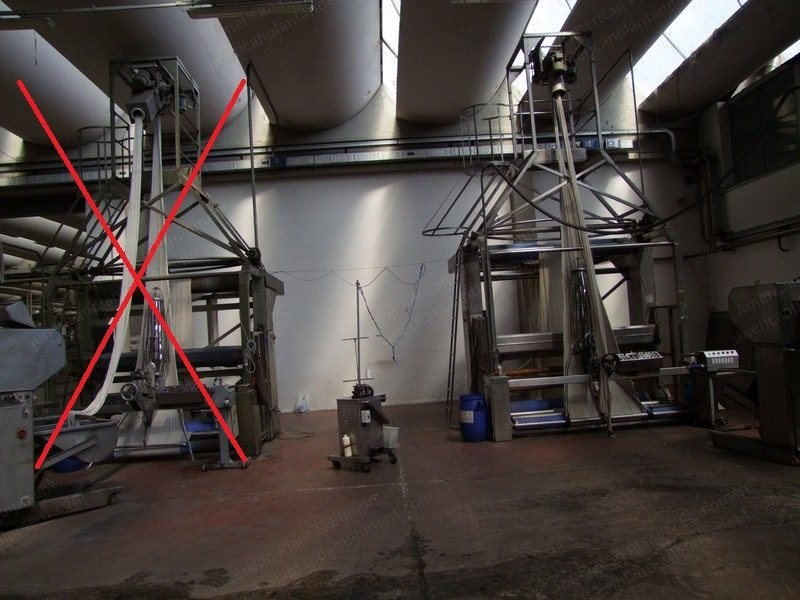 Bianco Rope Opener Line with Slitter, 2200mm Working Width, Stainless Steel