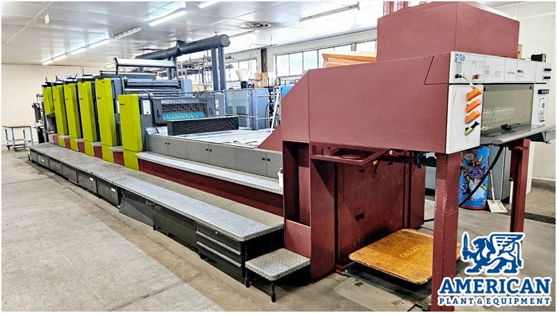 Heidelberg, CD102-5-LX-UV, 2002, 720x1020mm, 5 Colors, UV Dryer
