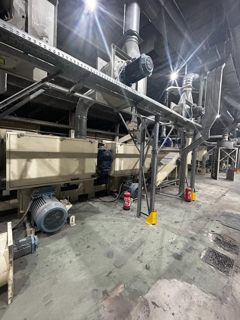Margasa, Tearing Line, 2010, 2000mm Working Width, 5 Drums, with Autefa Baling Press