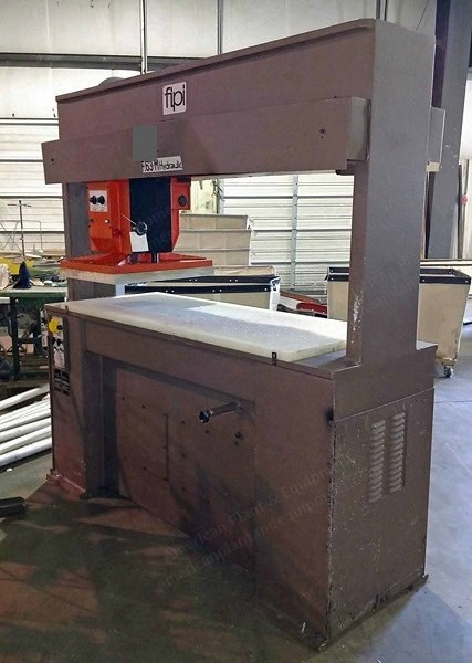 Fipi, F-63M, Traveling Head Die Cutter, 25 Ton, 20x24 inch Head, 64x24 inch Base