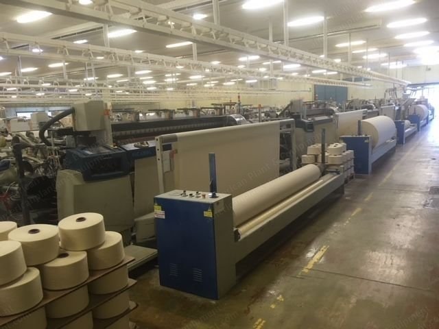 Picanol, Omniplus800-4-P-340, 2010, Air Jet Loom, 3400mm Working Width, 4 Colors, Staubli 1751A Cam Motion