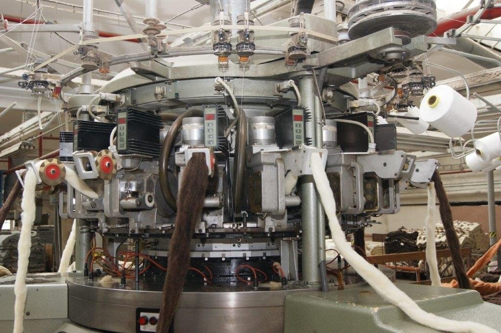 Terrot, MKP-3, 1996, Fake Fur Knitting Machine, 2000mm Width, E-14 Gauge, 24" Cylinder Diameter, Jacquard