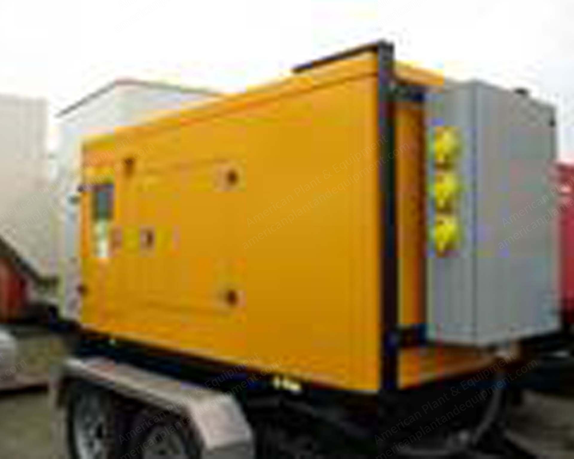 Cummins, 4BTA3.9, 75kW Standby Generator, 480V, Sound Attenuated Enclosure, Dual Axle Trailer