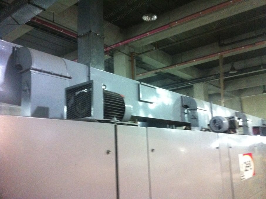 Ehwha, 1993, 1800mm Roll Width, 4 Chambers, Direct Gas Heating, Pin Chain Type