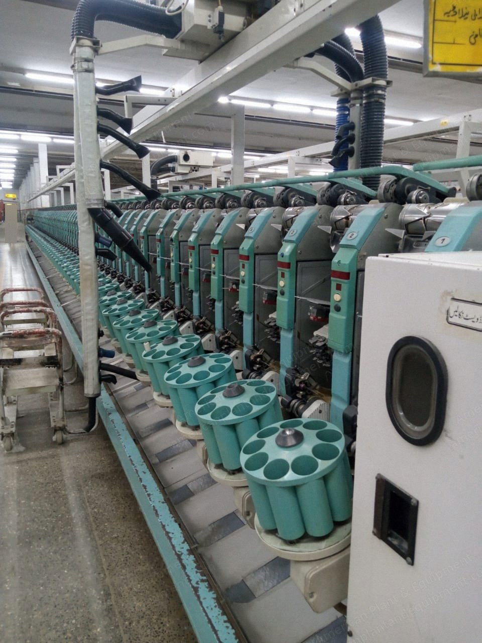 Savio, Polar, 2008-2010, Automatic Cone Winder, 64 and 72 Spindles, Magazine Feed, Mesdan Air Splicer