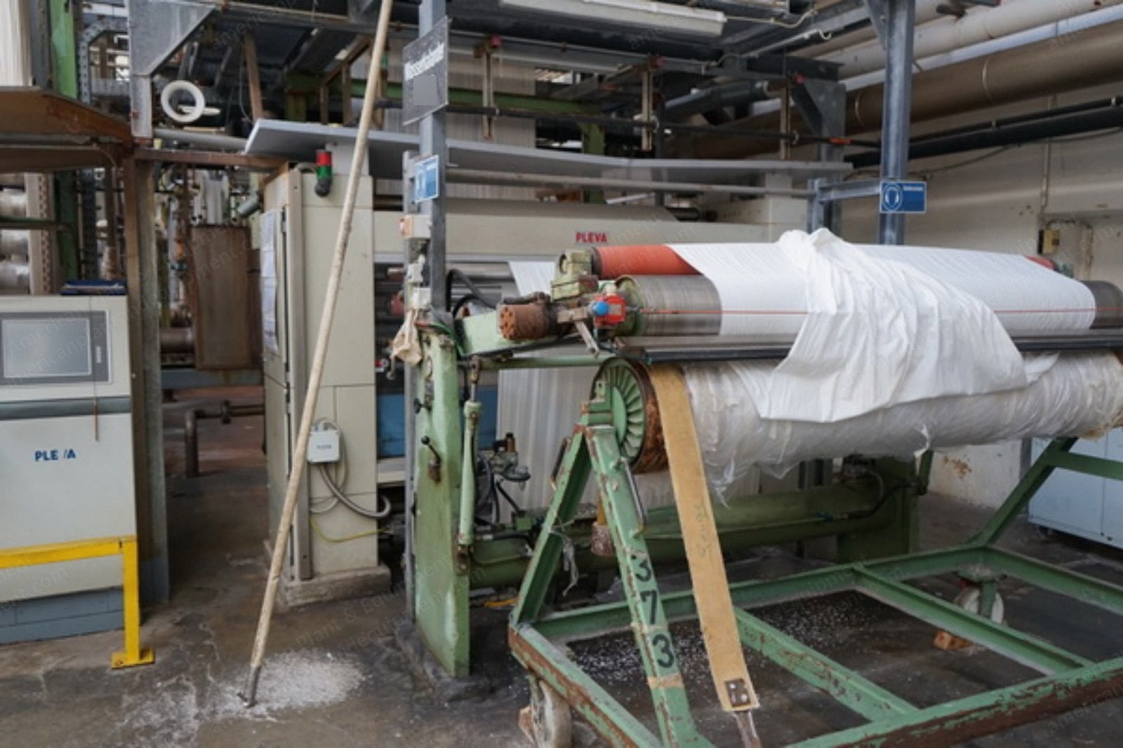Menzel, Continuous Rope Bleaching Line, 2002/2003, with Küsters Squeezing Padder, Pleva Weft/Bow Straightener