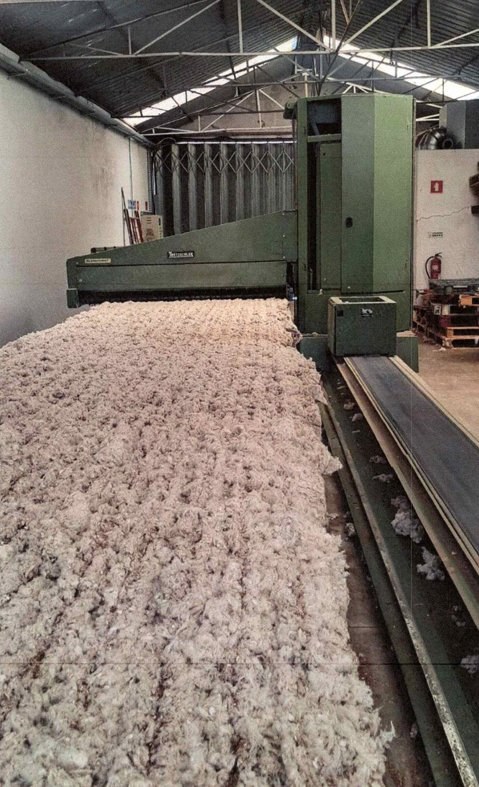 Trutzschler, Rieter, Loptex Cotton Cleaning Line, 2300mm Blendomat Arm, with Waste Collection System
