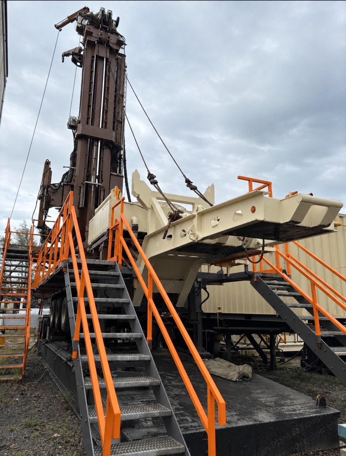 Schramm, Hydraulic Super Single TXD 200, 2006, Trailer-Mounted Drilling Rig, 200,000 lb Hook Load, 760 HP