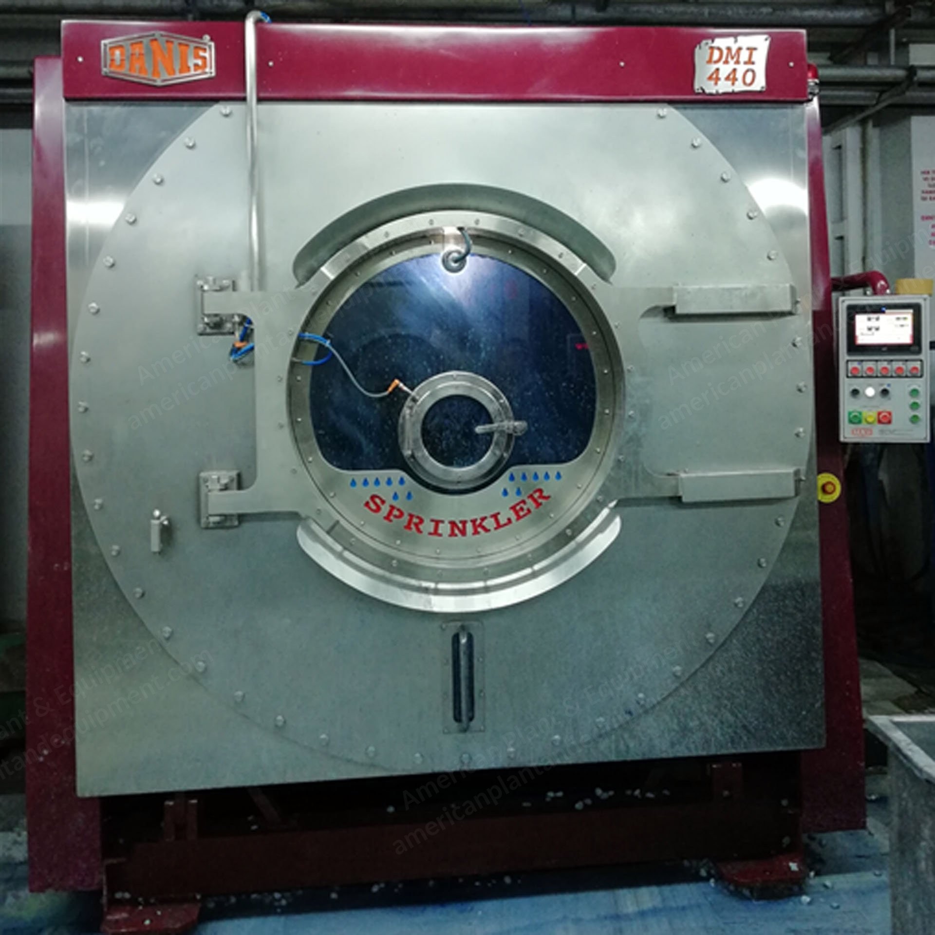 Danis, DMI-440, Sprinkler Washing Machine, 400 kg Capacity, 1900x1500mm Drum