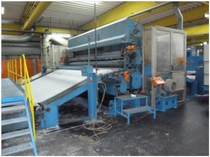 Fehrer Aerodynamic Non Woven Line, 5400mm, 100-2000 gr/qm, 1000 kg/h