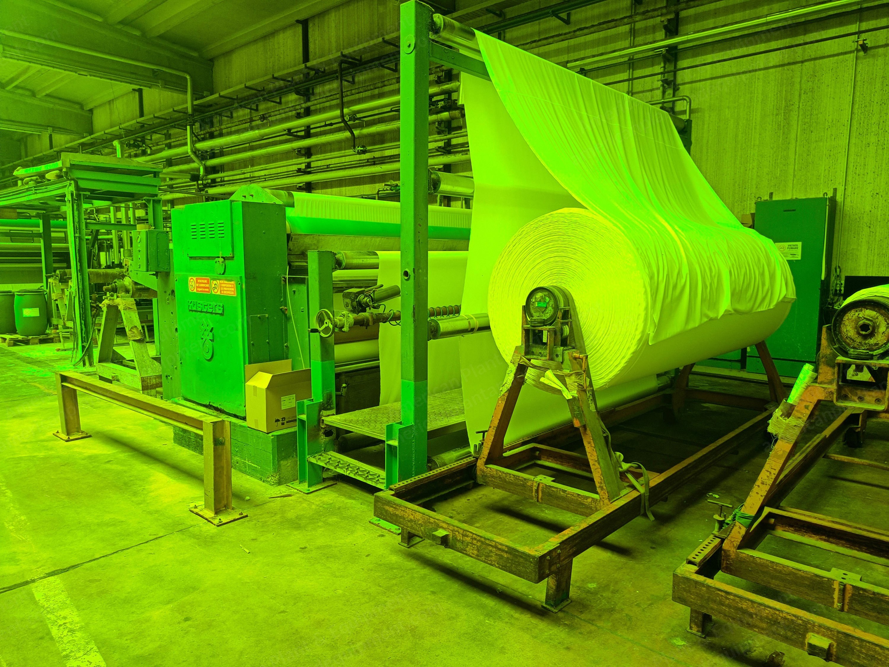 Kuesters, 222.17, 1990, Cold Dyeing Padder, Working Width 3200mm, Rollers Width 3400mm