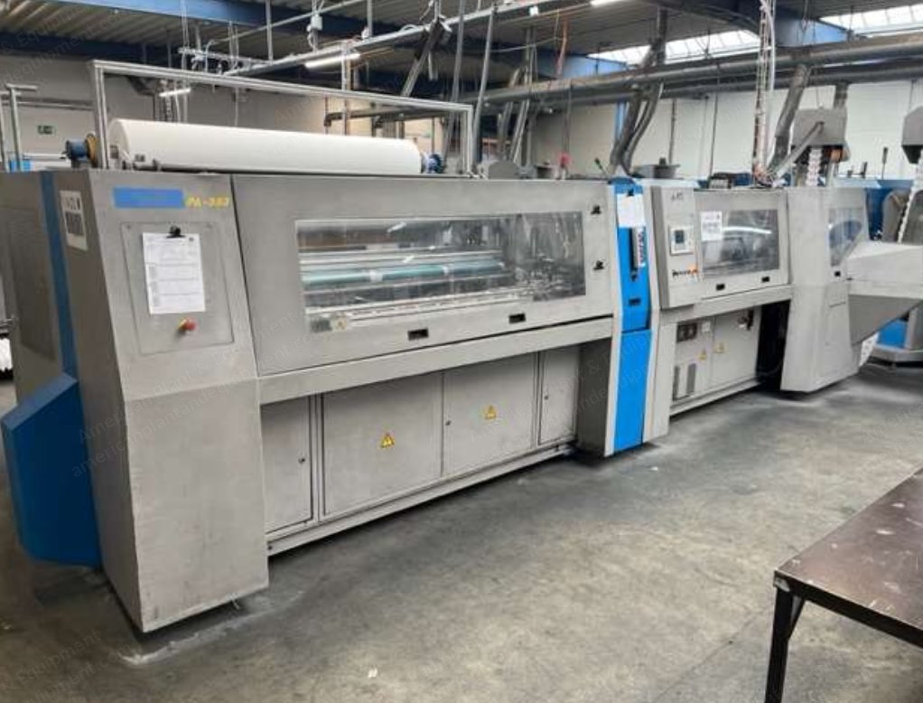 Spuhl, PA-393 MCA 415 467, Pocket Spring Production Machine, Assembly Machine, Working Width 2080mm, 3 Lines of Glue