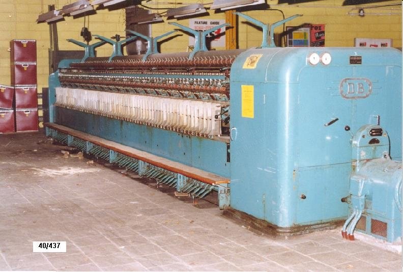 Duesberg Bosson, BM, Ring Spinning Frame, 140 Spindles, 75mm Ring, 100mm Gauge