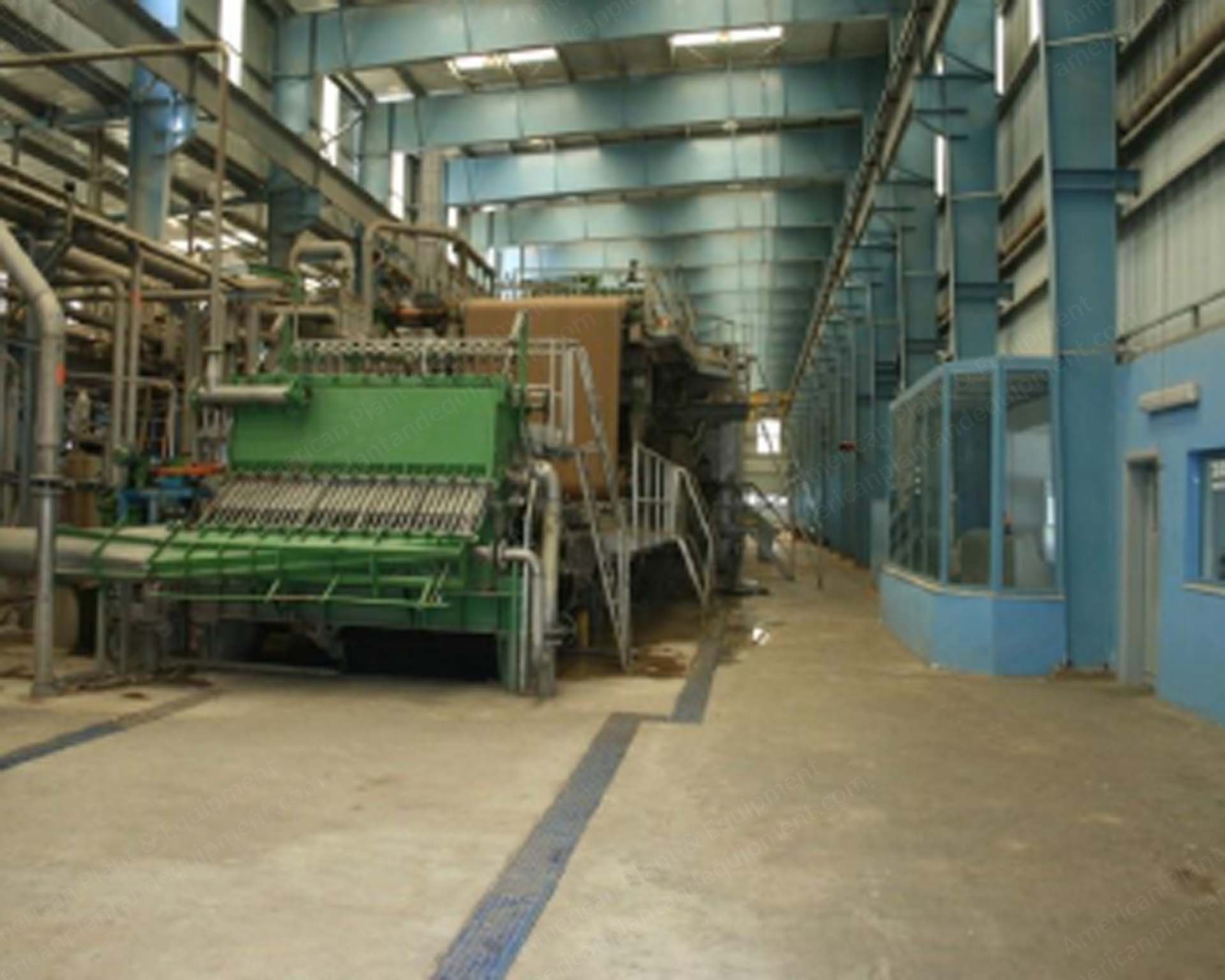 Allimand, Complete Test Liner and Fluting Paper Machine, 2500mm Trim Width, 120 T/Day Capacity