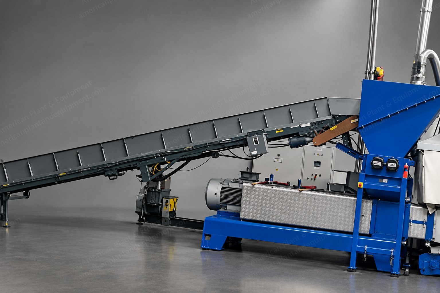 SSI, M55E (40), Dual Shaft Shredder, 40HP, 30x23 in Opening