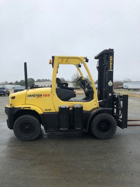 Hyster, H155FT, 2011, 15000 lbs Capacity, LP Gas, Sideshift and Fork Positioner
