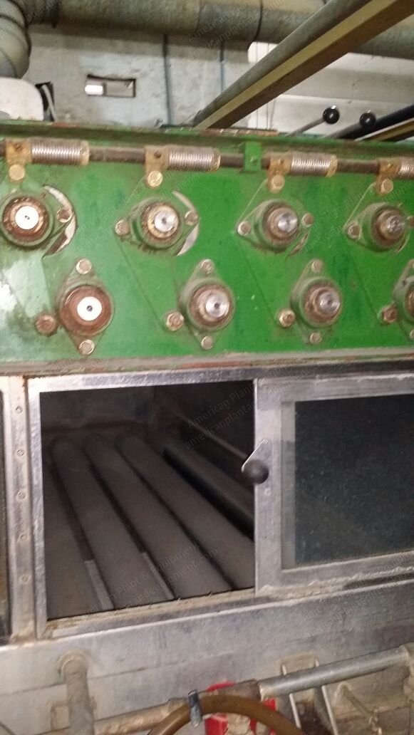 Vollenweider, Singeing Machine, 1986, 3300mm (133"), 2 Burners, Goller Padder