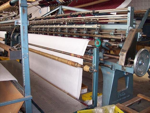 Pathe, Multineedle Quilter, 128", 3 Bar, Cam Drive